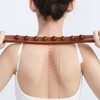 Wooden Gua Sha Stick Double Row 20 Beads Trigger Point