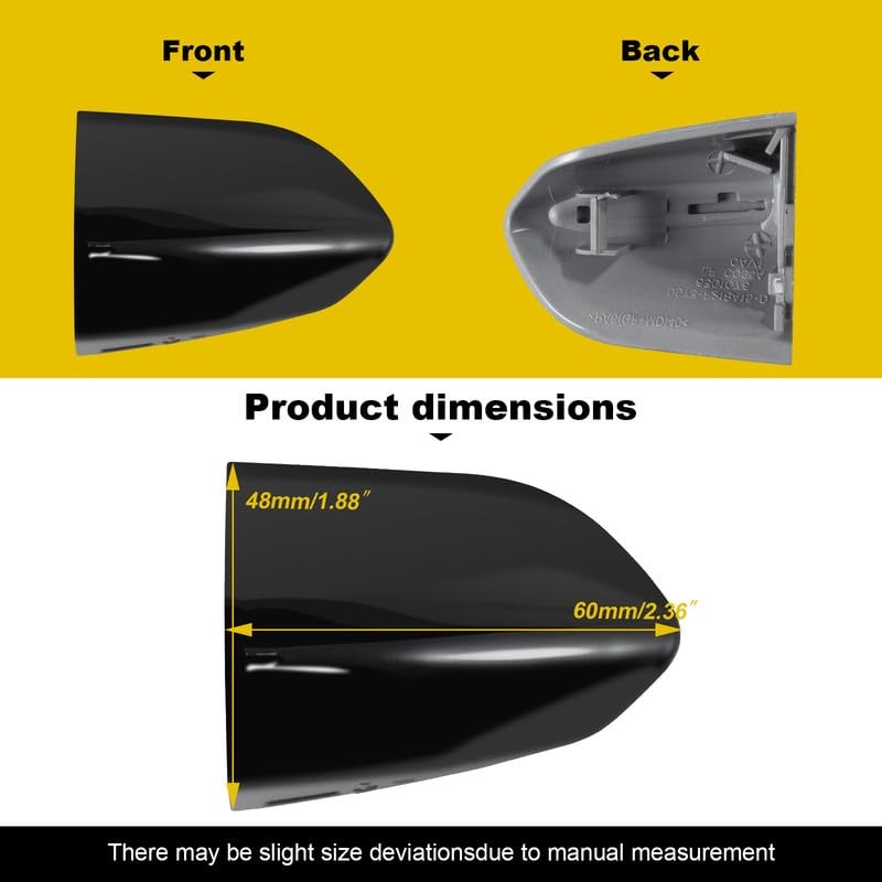 Car Exterior Door Handle Cap Compatible with Ford Mustang 2015