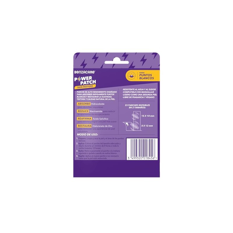Benzacare Power Patch Skin Restore 23 parches