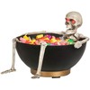 Gemmy Animated Candy Bowl Moving Jaw Skeleton w/Glowing Red Eyes,