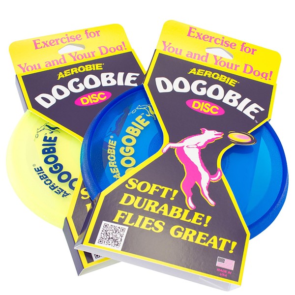Aerobie 28C12 Dogobie Disc Outdoor Flying Disc for Dogs - Colors May Vary,Multi