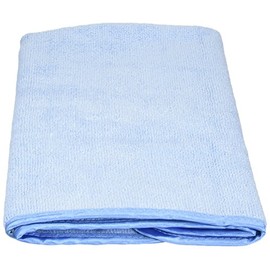 SM ARNOLD m Arnold Heavy Plush Cleaning Towel with Piped Edging, Large, Blue