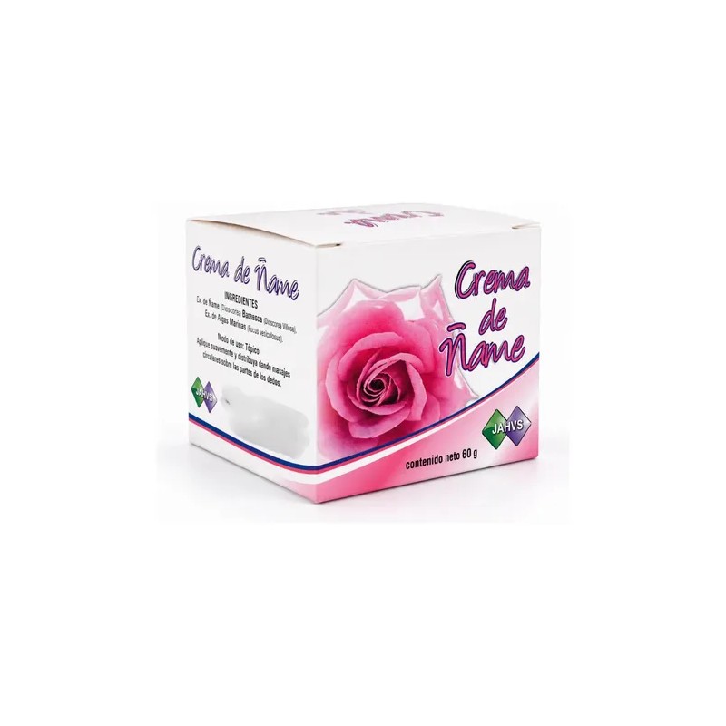 Crema De Ñame Natural Con Algas Marinas Premium 60 Gr