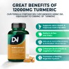 Divinity Nutra Joint Supplement – 120 Capsules with Turmeric Curcumin,