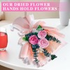 Preserved Flower Bouquet Pink Bouquet Flowers with Gift Box Eternal