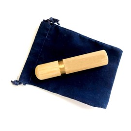 New Natural Sandalwood Cremation Urn/Scattering Tube - Fits Pocket or Purse, Perfect for Travel, TSA Compliant