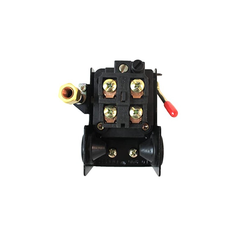 Heavy Duty Pressure Switch 95-125PSI Single Port 26AMP with Unloader