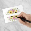 Segnaposto Floreali Matrimonio - Set 40 pz con Girasoli e