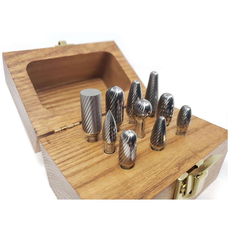 Set 1 Single Cut Carbide Burr Die Grinder Bit