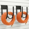 2 Pack Slat Wall Hose Hanger, Heavy Duty Metal Hose