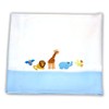 Zigozago - 3-teiliges Baby Bettwäsche Komplett Set Arche Noah -