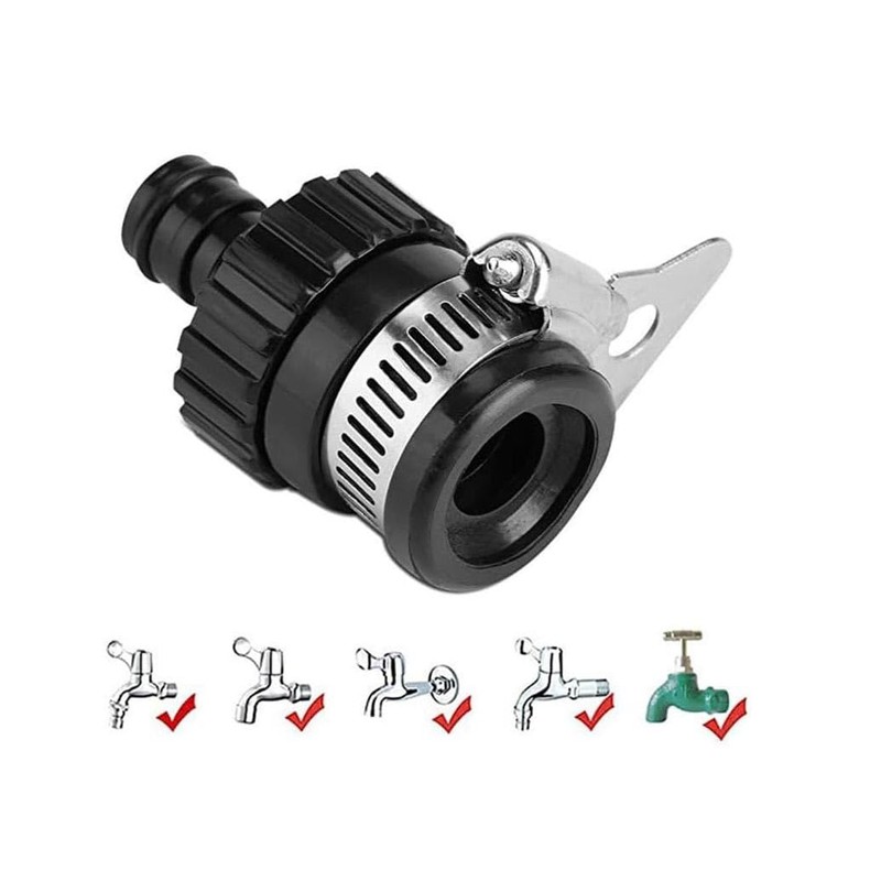 Tap to Hose Adapter Male Threaded Connector for Kitchen, Garden