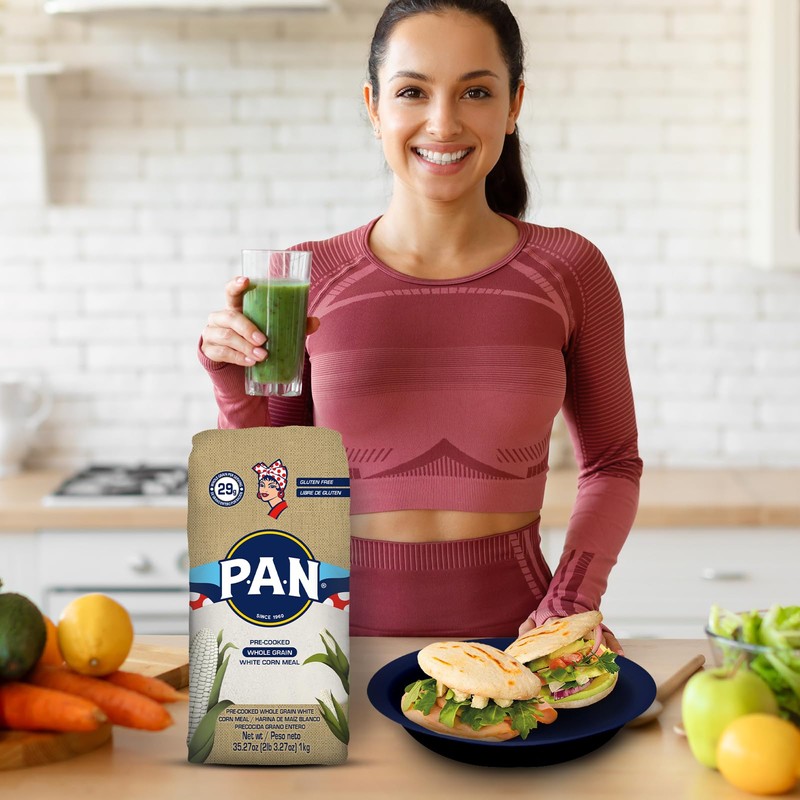 P.A.N. Whole Grain White Corn Meal – Pre-cooked Gluten Free