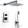 RTOBWEYE 10 Inch Shower Faucet Set, Wall-Mounted Rainfall Shower System
