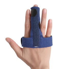 VOANZO Finger Splint Trigger Finger Support with Integrated Aluminium Bar for Sprains and Tendon Release