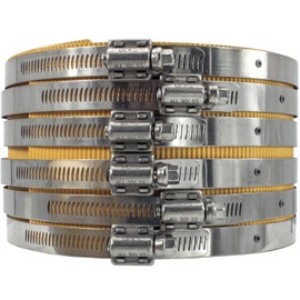 "6 x 6" DEKS Stainless Steel No Hub Couplings DXNH156-66 (Coupling ID 6.35" x 6.35")