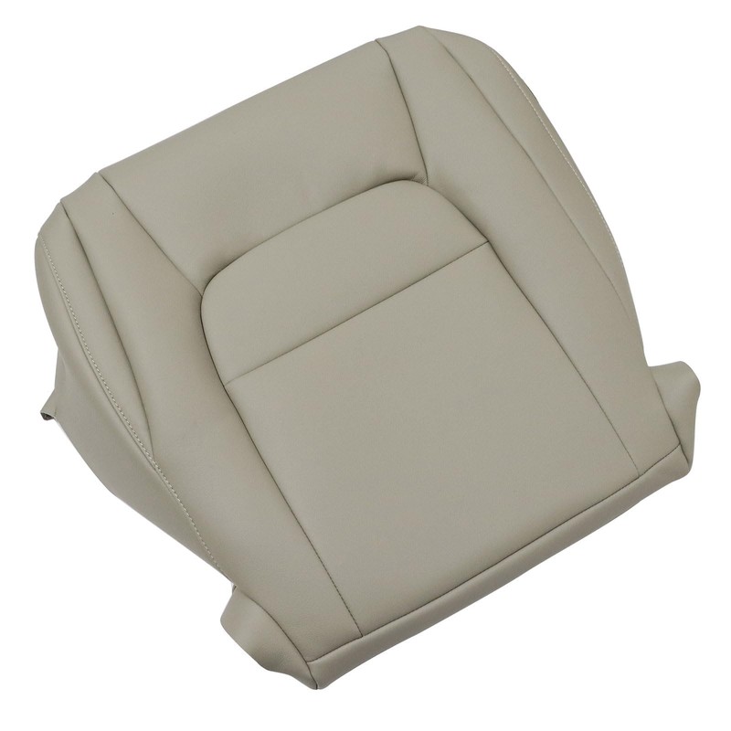FZJDSD Tan Driver Side Bottom Replacement Leather Seat Cover Compatible