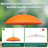 Hanging Squirrel Baffle for Bird Feeders,15.7-inch Metal Dome,Squirrel Proof, Weather