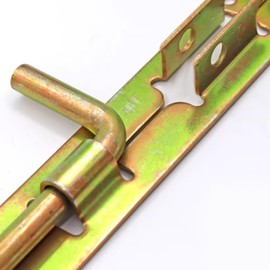 12" Heavy Duty Door Bolt, Gate Drop Bolt, Rust Resistant Slide Gate Latch for Wooden Gates, Sheds, Fences, Barns & Garden Doors – Galvanized, Durable, Rust-Resistant