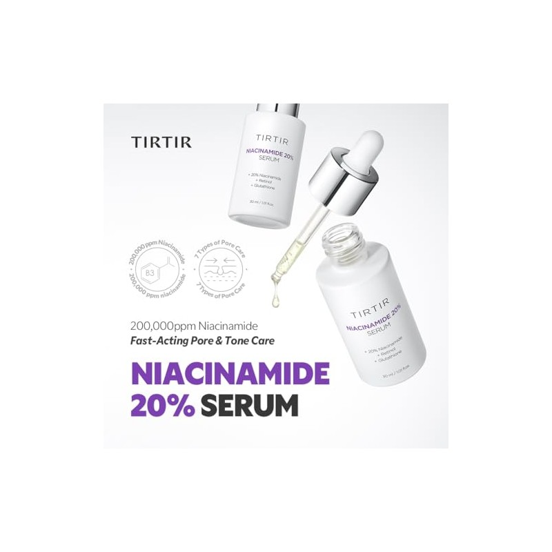 TIRTIR Niacinamida 20% Suero 1.0 fl oz