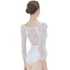 s.lemon Ballet Lace Leotard, Ballet Leotard, Long Sleeve, Lace, Adult,