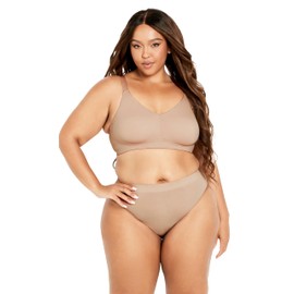 Avenue Women's Plus Size Bra Nw Backsmoother, Natural, 40C