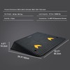 SucceBuy 3-Inch Rubber Threshold Ramp, 35.5 x 18 In Non-Slip