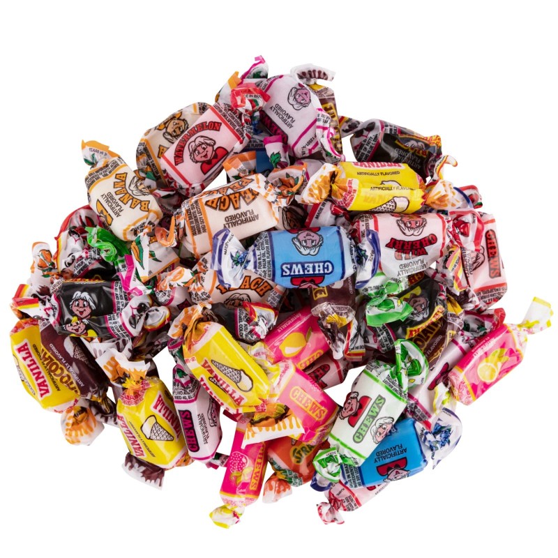 Albert's Taffy All 15 Flavors Assortment - 3Lbs By Snackadilly
