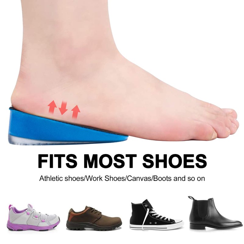 Correct-Position Height Increase Insoles, Heel Cushion Inserts, Heel Lift Inserts