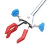 stonylab Sturdy 3-Prong Swivel Clamp: Dual Adjustable Finger-Style Multipurpose Lab