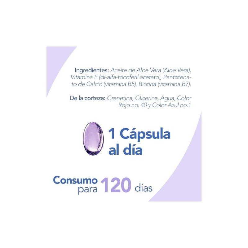 Biotina Vitaminas para Cabello, 120 Softgels