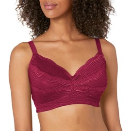 Cosabella Women's Dolce Curvy Bralette, Deep Ruby, X-Large