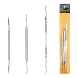 Mexhomeopathy 3 Limas Para Uñas Enterradas Pedicura Manicura Corrector