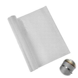 HIULLEN Hitzeschutzblech, 100x40cm Hitzeschutz Hitzeblech Geprägte, Hitzeschutzplatte Hitzeschutzblech Reparatursatz, Motor-Wärmedämmung, Hitzeschild Schutzplatten für Auto Motorsport Isolierung