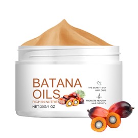 Batana Oil for Hair Growth Dr Sebi, 100% Natural Raw Batana Oil from Honduras, Pure Organic Batana Oil for Hair growth, Prevent Hair Loss, Repair Damaged Hair and Thickness（1 oz）