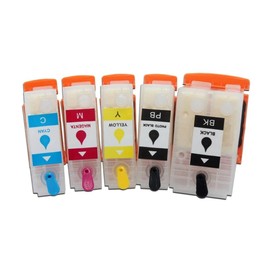 Printpioneer No Chip 202XL 302XL Refillable Ink Cartridges Sublimation Ink Cartridges Without Chip & Ink for XP-6000 XP-6005 XP-6100 XP-6105 XP-6001 Empty Ink