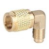 GLOGLOW Air Conditioning Adapter, R410 Male Thread 1/4 to Female
