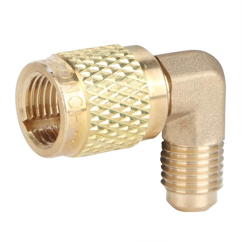GLOGLOW Air Conditioning Adapter, R410 Male Thread 1/4 to Female