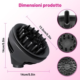 Diffusore Per Capelli Dyson Airwrap HS05 HS01 HS08, Diffusore Per Capelli E Ricci Diffusore Per Dyson Airwrap, Convertibile In Asciugacapelli, Diffusore Asciugacapelli