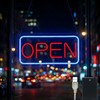 iDecoMart 16 Inch LED Open Sign, Ultra Bright 5 Modes