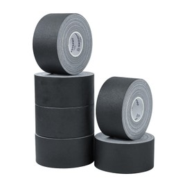 SIKEDEPRO Black Gaffers Tape,6 Roll Bulk Gaff Tape 2" X 30 Yards,Floor Tape for Electrical Cords Cable Tape,Non-Reflective Matte Finish Gaff Tape for Photography, Filming, Stage Use