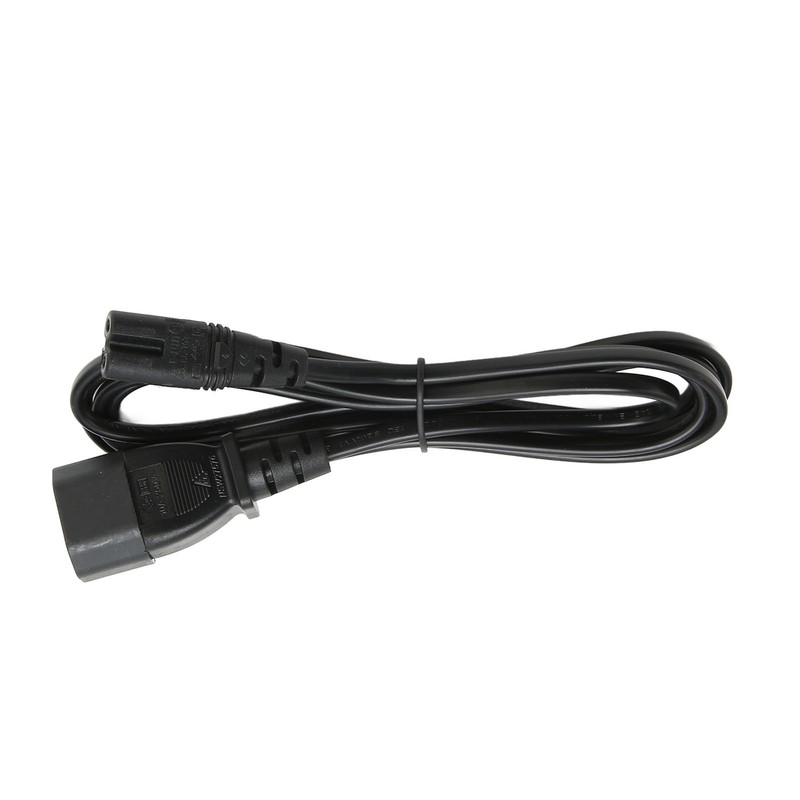 IEC320 C14 to C7 Cord Male to Female Power Adapter