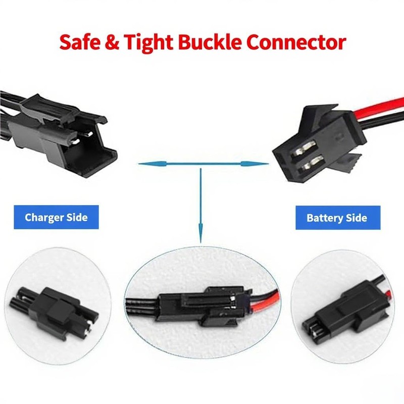 RC Toy Charger Cable for 3.7V Li-Po - SM-2P Plug