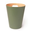 Umbra Woodrow 2 Gallon Modern Wooden Trash Can, Wastebasket, Garbage