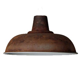 Vintage retro style ceiling pendant antique iron shade