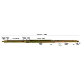 815mm Rear Axle Shaft Kit with 7.5" Brake Disc 32" Complete ATV Go Kart Rear Axle Kit + Brake Assembly+ Pillow Block for DIY Go Kart Quad Trike Quad ATV and Mini Kids ATV QUAD Buggy