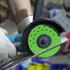 Lothee 5 Pcs Rock Slab Grinding Disc, 4.5 Inch Glass