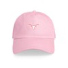 CafePress Longhorn Applique Unique Adjustable Baseball Hat Pink