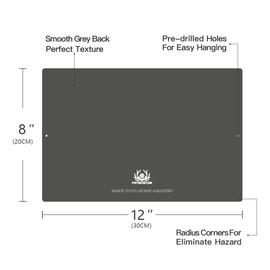 Putuo Decor Funny Metal Tin Sign Bar Man Cave Wall Decor My Neighbors are Listening to Great Music 12"X8"