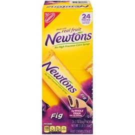 Newtons Soft & Fruit Chewy Fig Cookies, 24 Snack Packs (2 Cookies Per Pack)